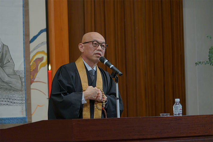 釈総長による法話