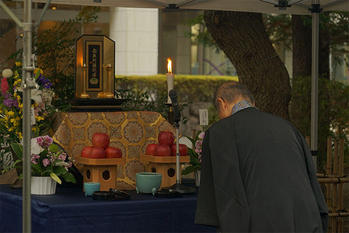 代表焼香の様子