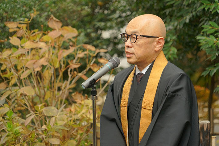 釈総長による法話